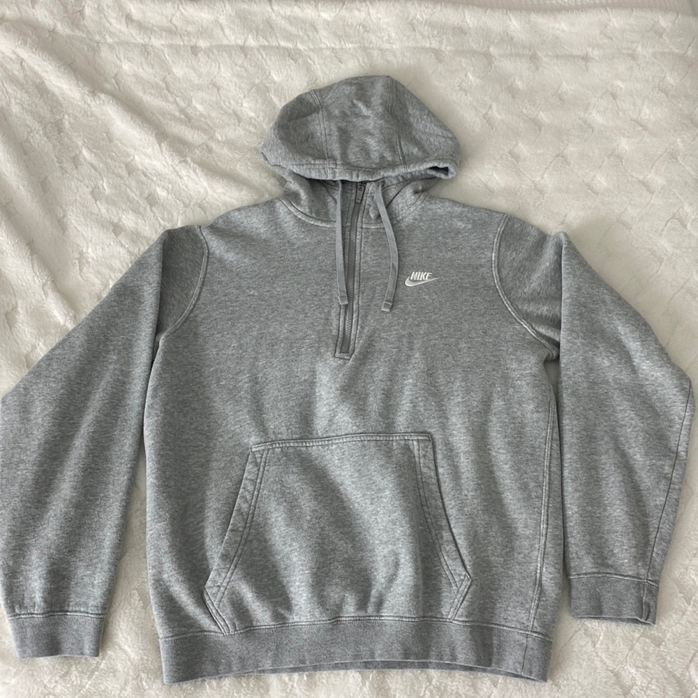Nike grey half zip!